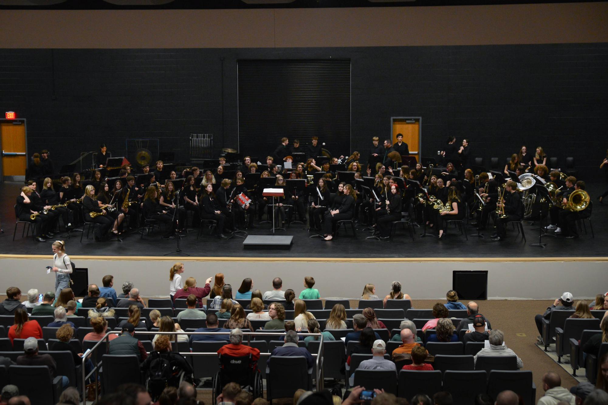 Band concert marks first performance in new theater