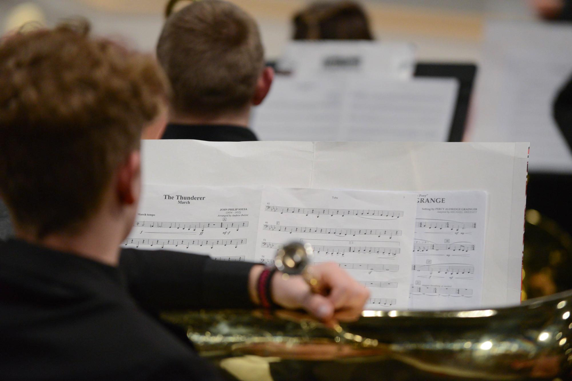 Band concert marks first performance in new theater