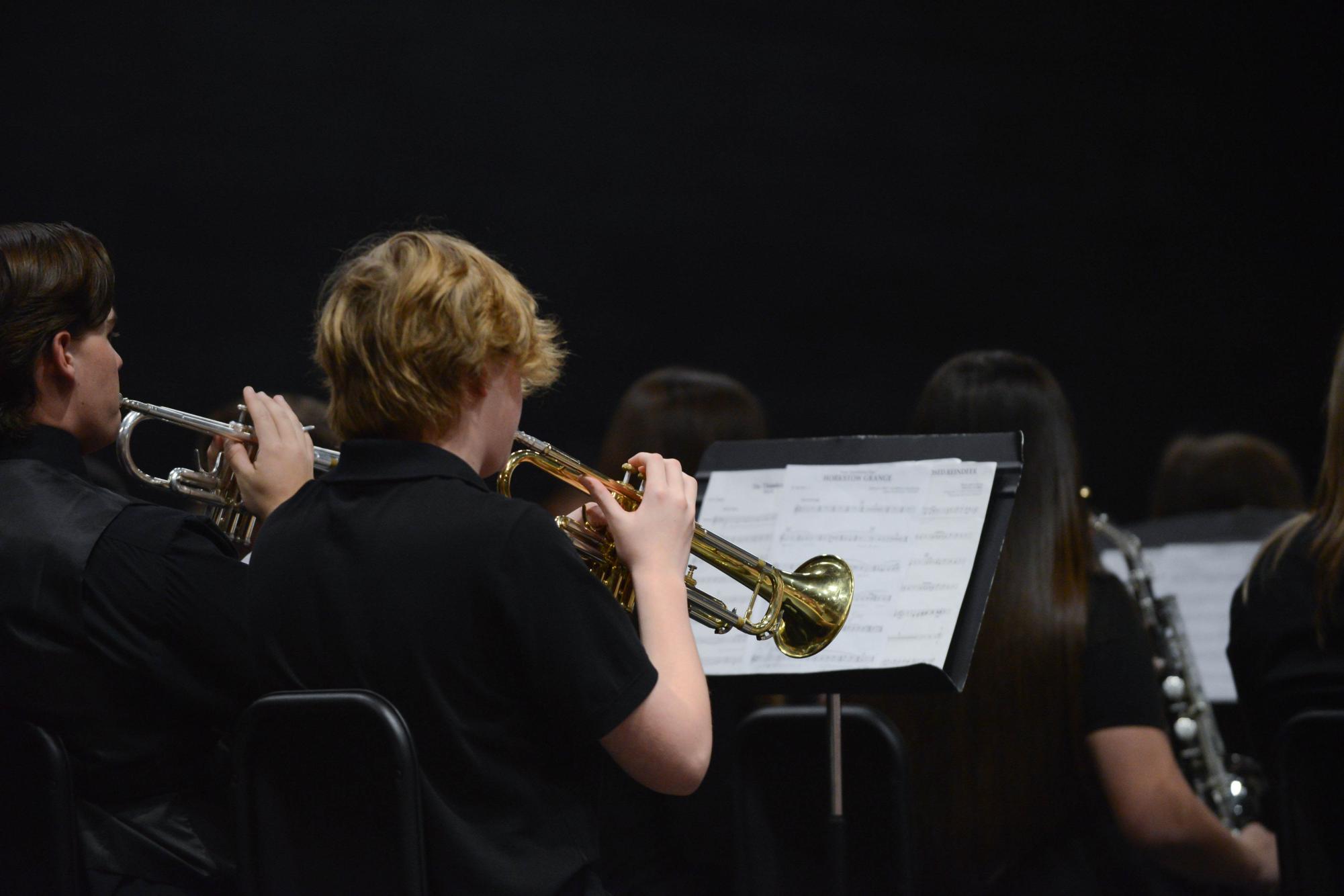 Band concert marks first performance in new theater