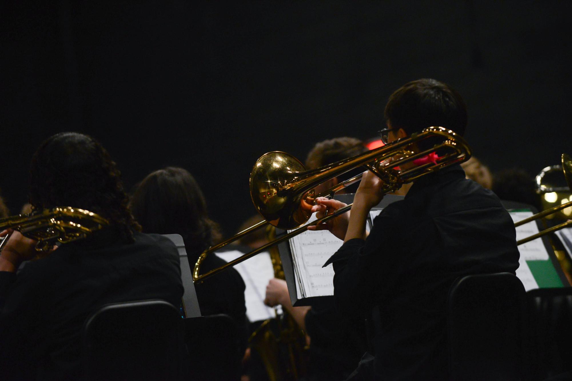 Band concert marks first performance in new theater